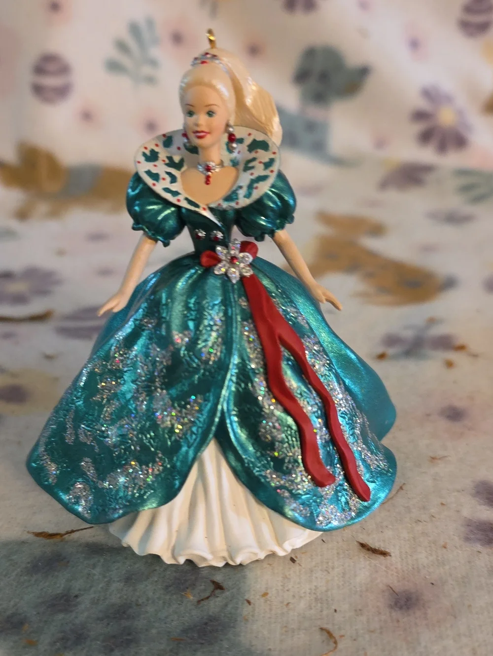 Hallmark Keepsake Holiday Barbie Christmas tree ornaments from the 1990's